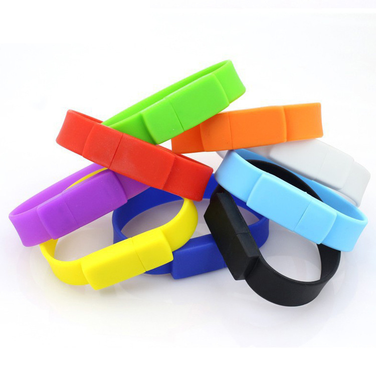 16 GB Silicone Wristband USB Drive