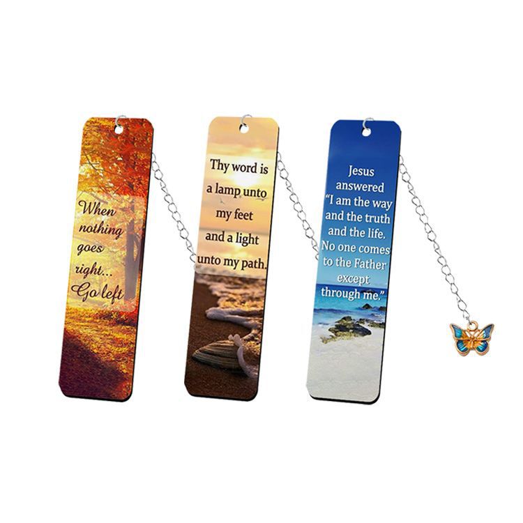 Full Color Stainless Steel Bookmark