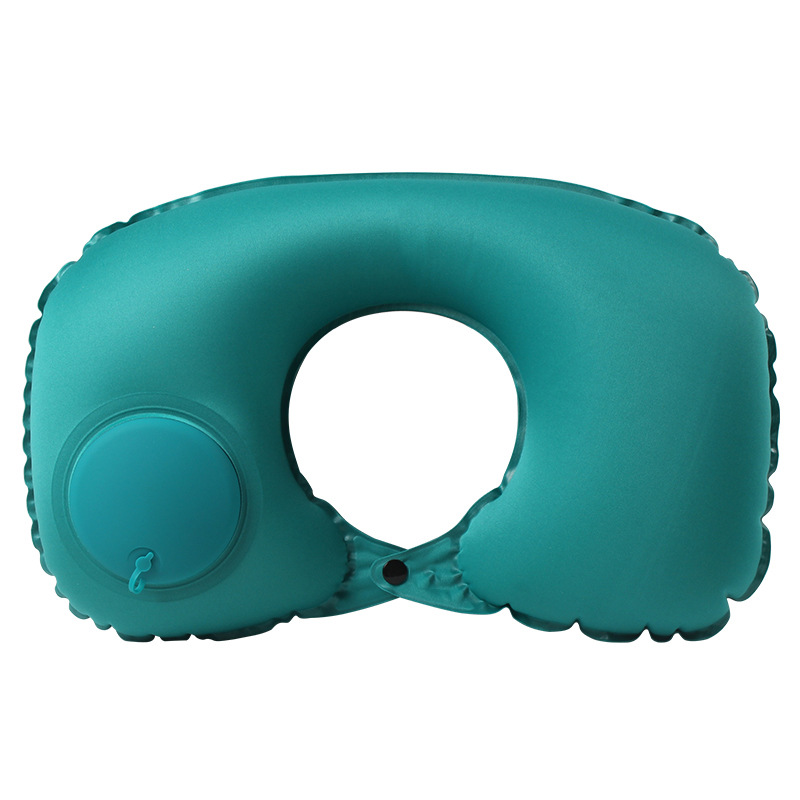 Inflatable U-Shaped Travel Pillow
