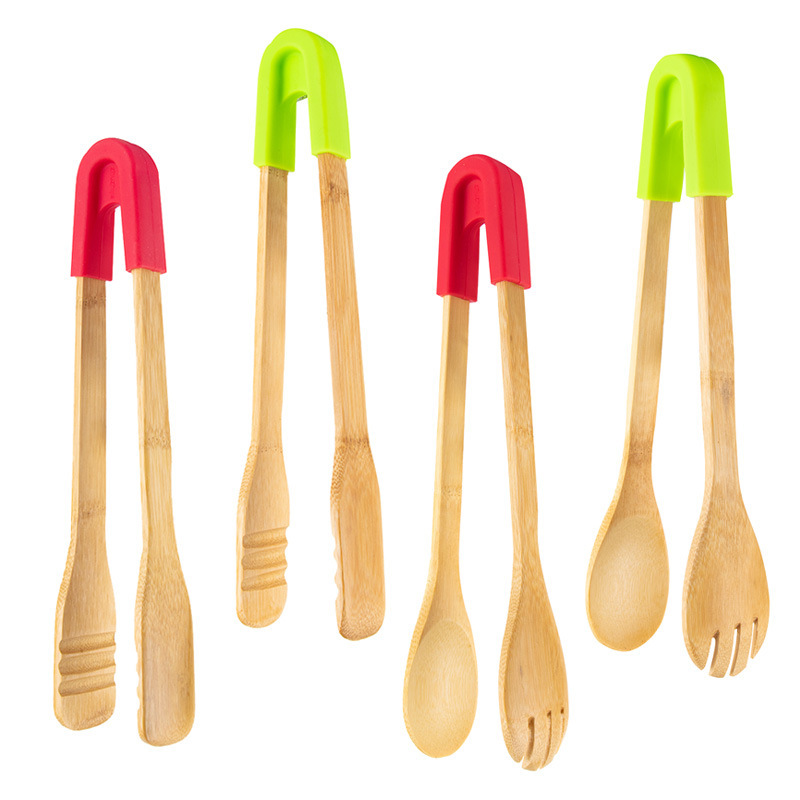 Bamboo Food Tongs