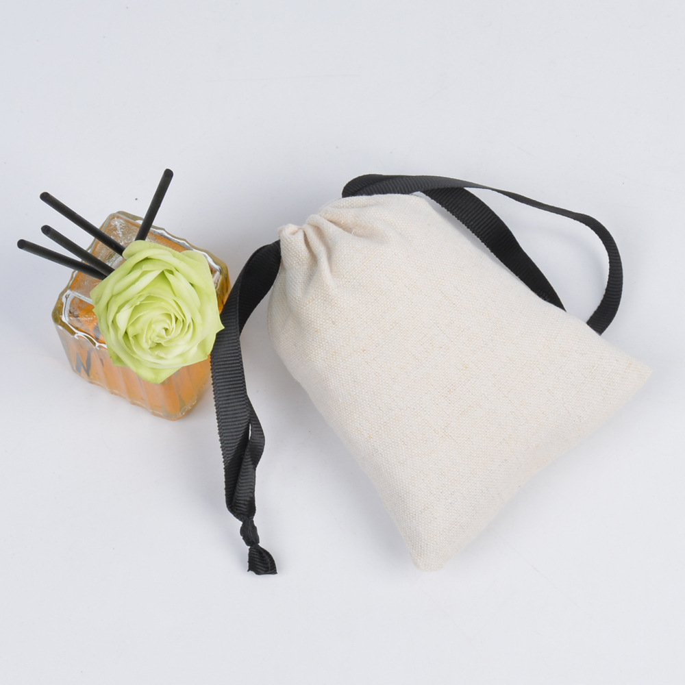 Cotton Drawstring Jewelry Pouch