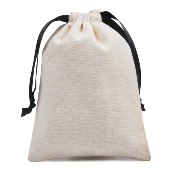 Cotton Drawstring Jewelry Pouch