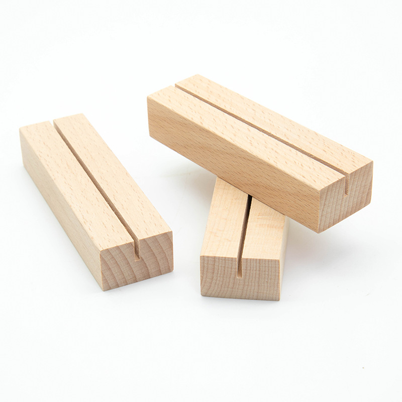 Beech Wood Postcard Stand