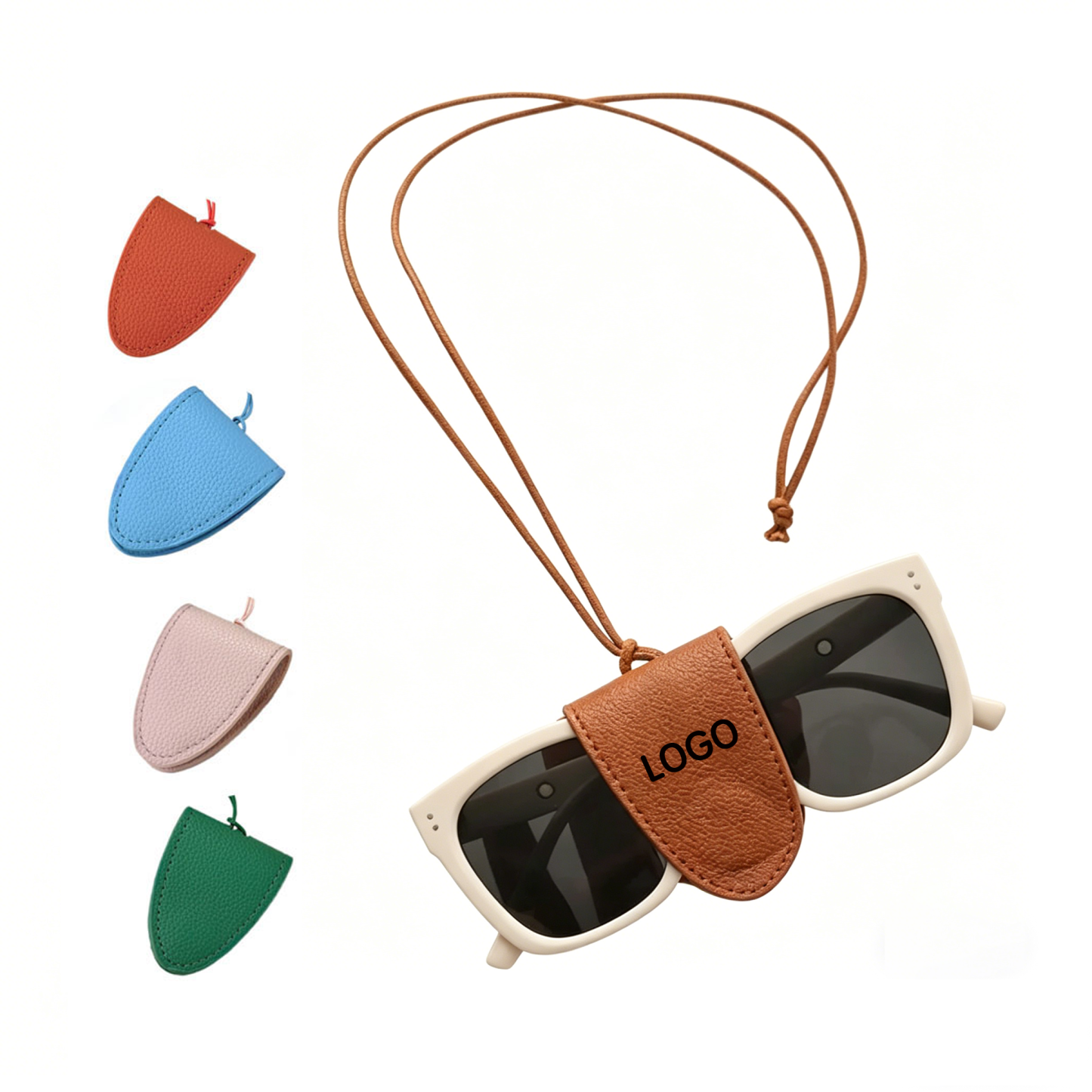 Hanging Magnetic PU Glasses Holder