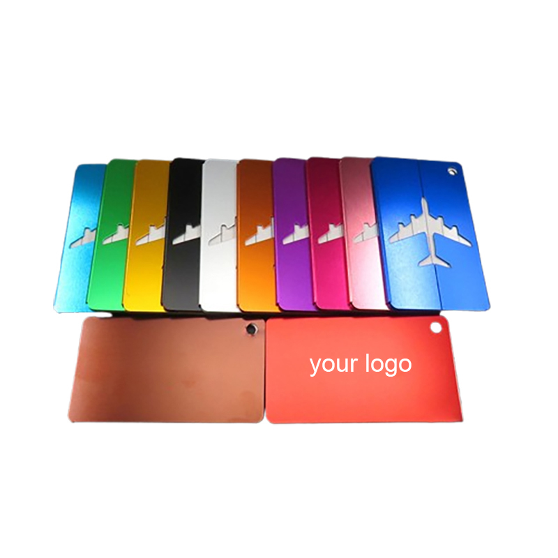 Aluminum Alloy Airplane-shaped Luggage Tag
