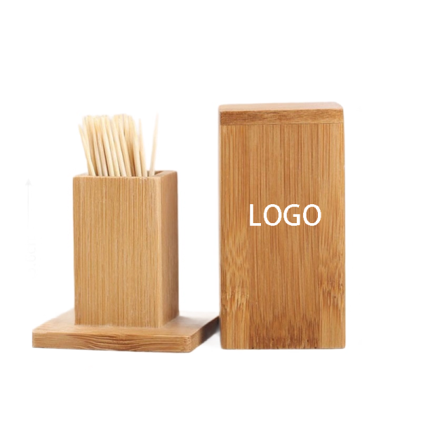 Bamboo Toothpick Holder