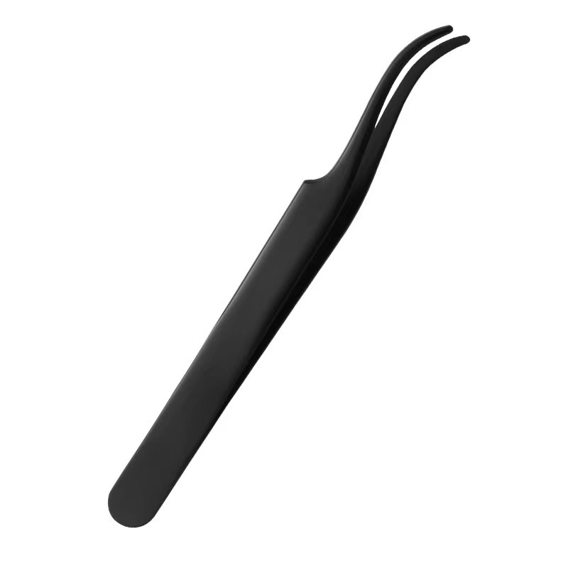 Stainless Steel Double Curve Eyelash Tweezer