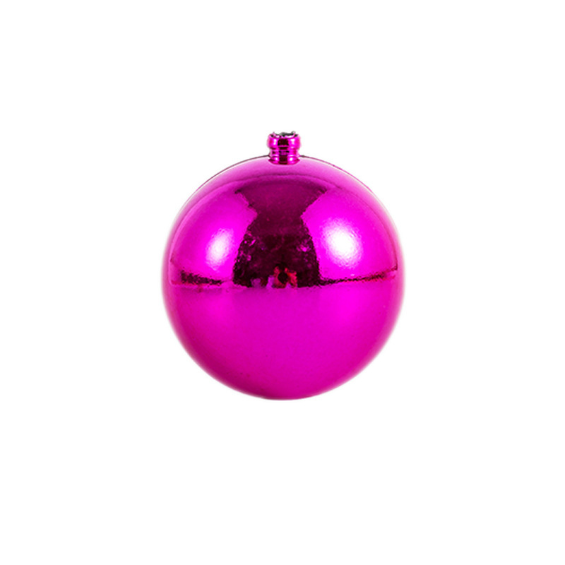 Electroplated Plastic Christmas Baubles-2.7"