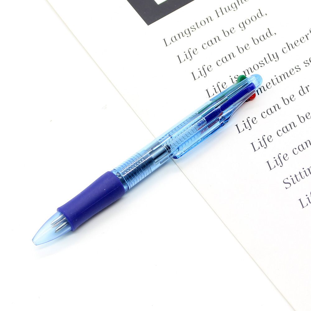 4-Color Plastic Click Ballpoint Pen