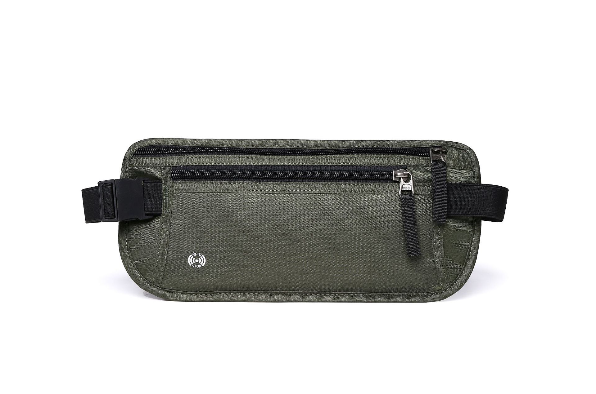 Nylon RFID Blocking Passport Fanny Pack