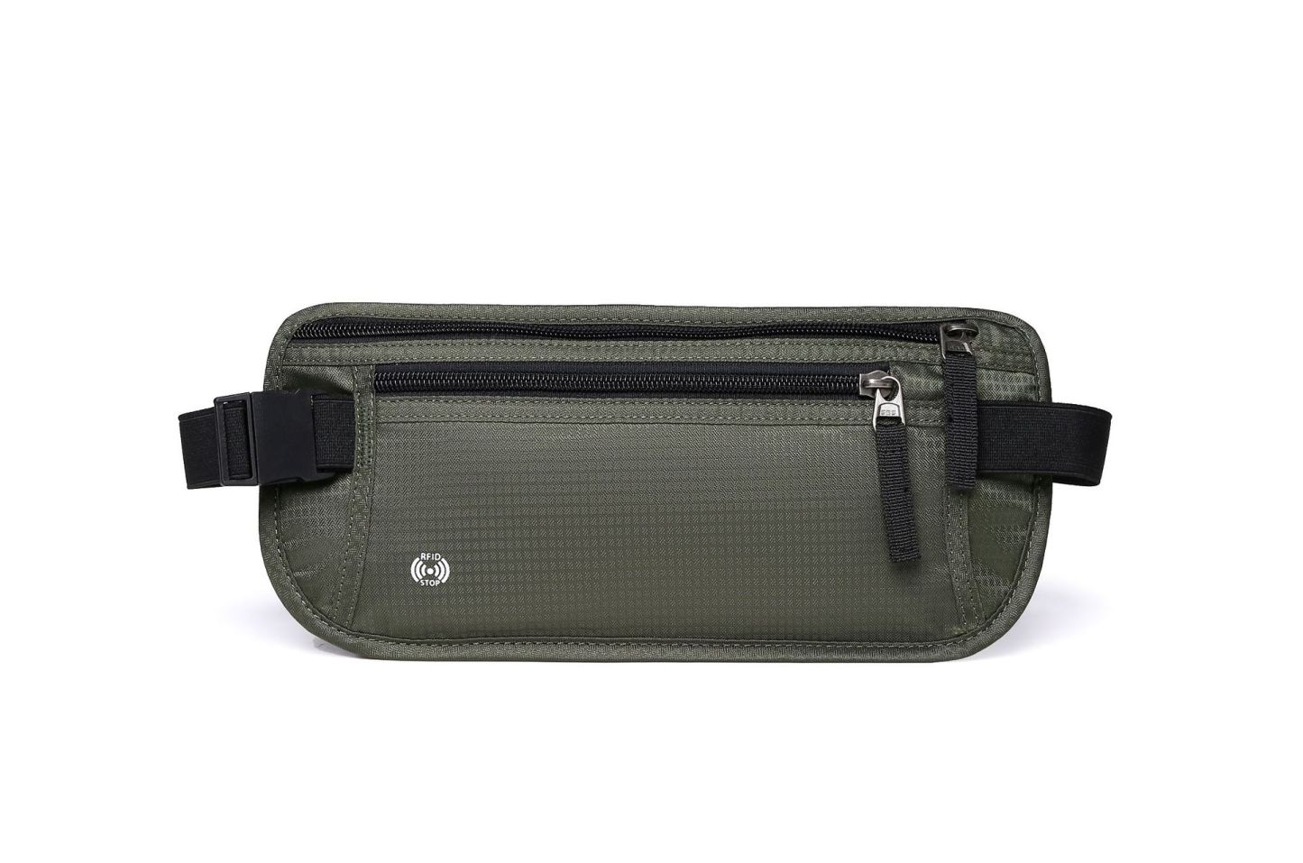Nylon RFID Blocking Passport Fanny Pack