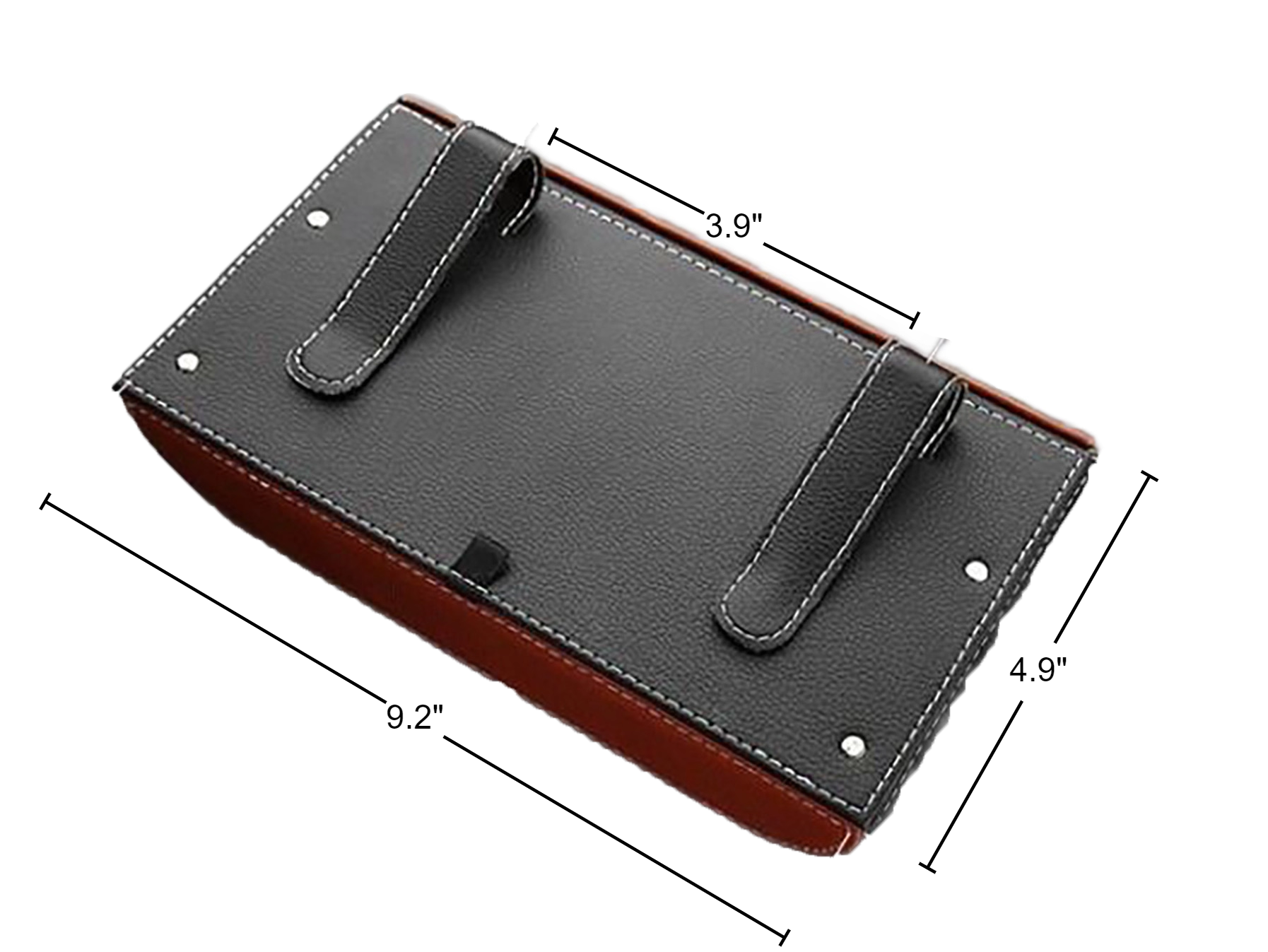PU Leather Vehicle Hanging Tissue Holder