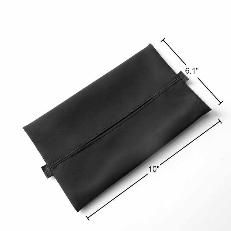 Faux Suede Car-mounted Tissue Holder