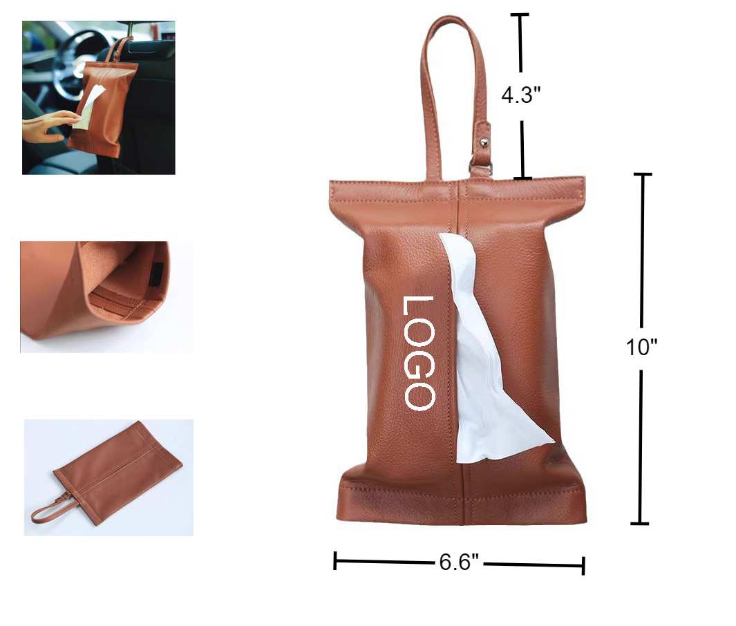 PU Car Hanging Tissue Holder
