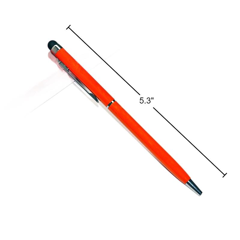 Metal Ballpoint Pen With Stylus