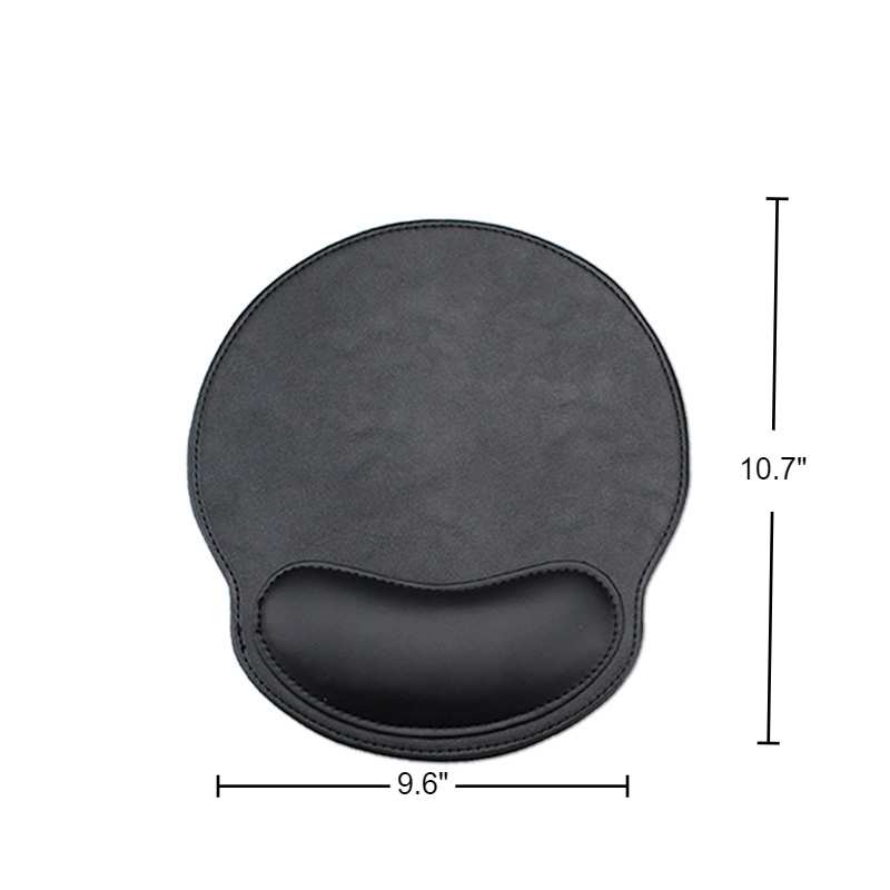 PU Leather Wrist Support Mouse Pad