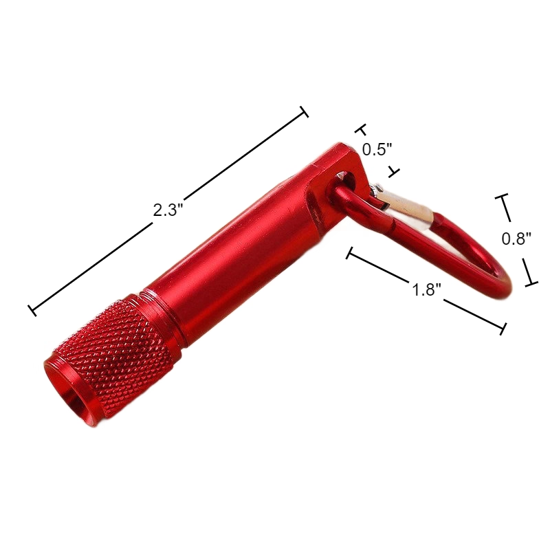 Aluminum Carabiner LED Flashlight