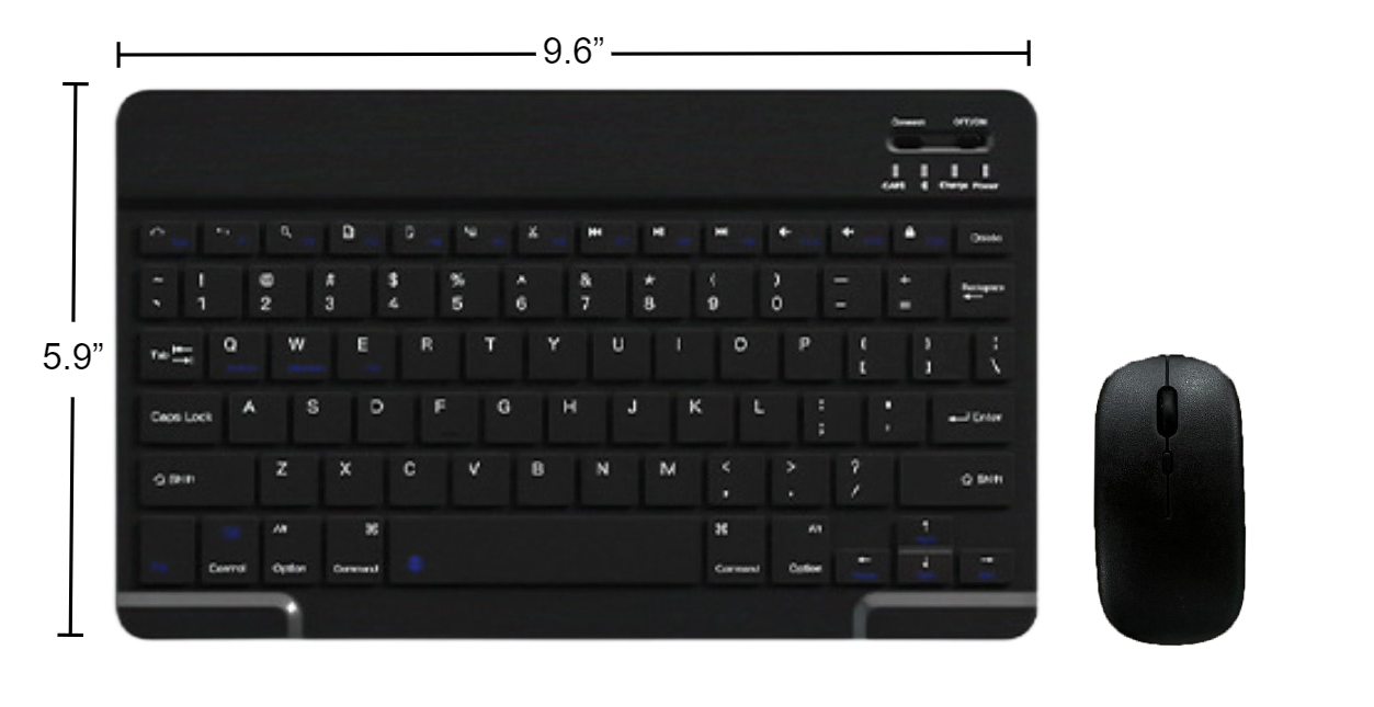 Rechargeable Wireless Keyboard Mouse Combo