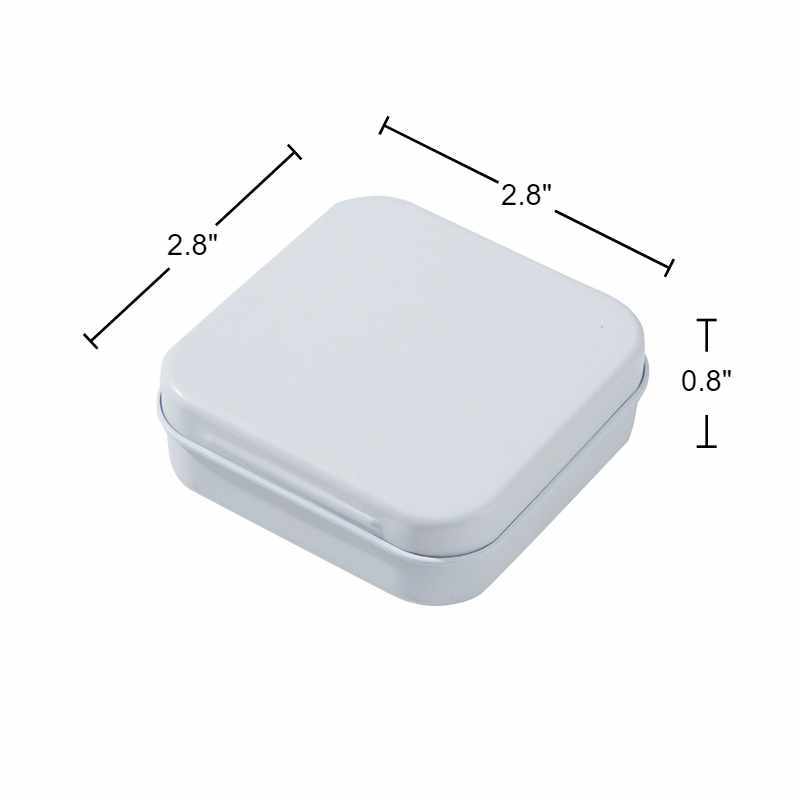 Tinplate Flip-Top Storage Box