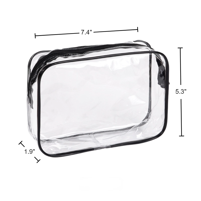 PVC Waterproof Transparent Makeup Bag