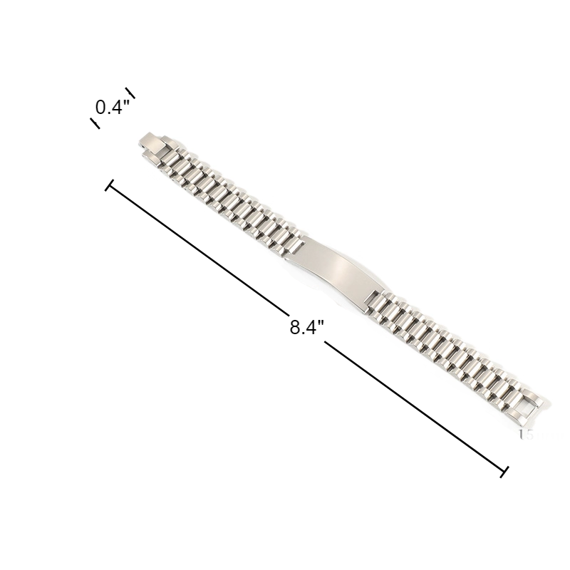 Stainless Steel Adjustable Engravable Bracelet