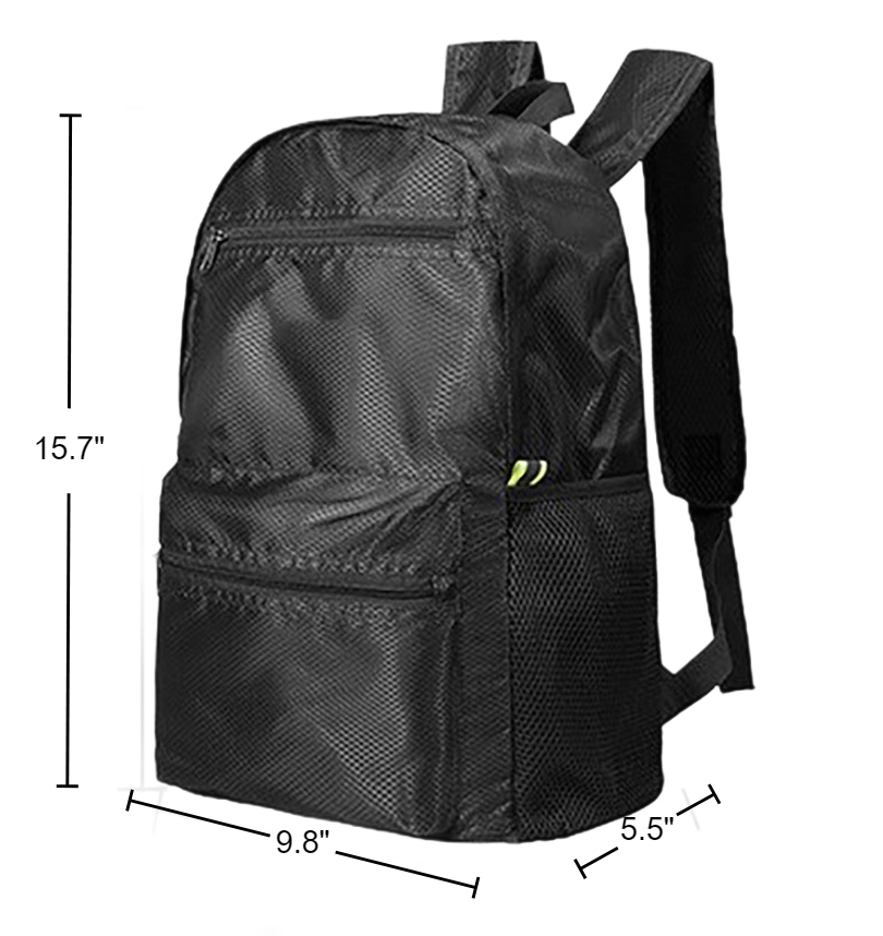 Polyester Foldable Travel Backpack