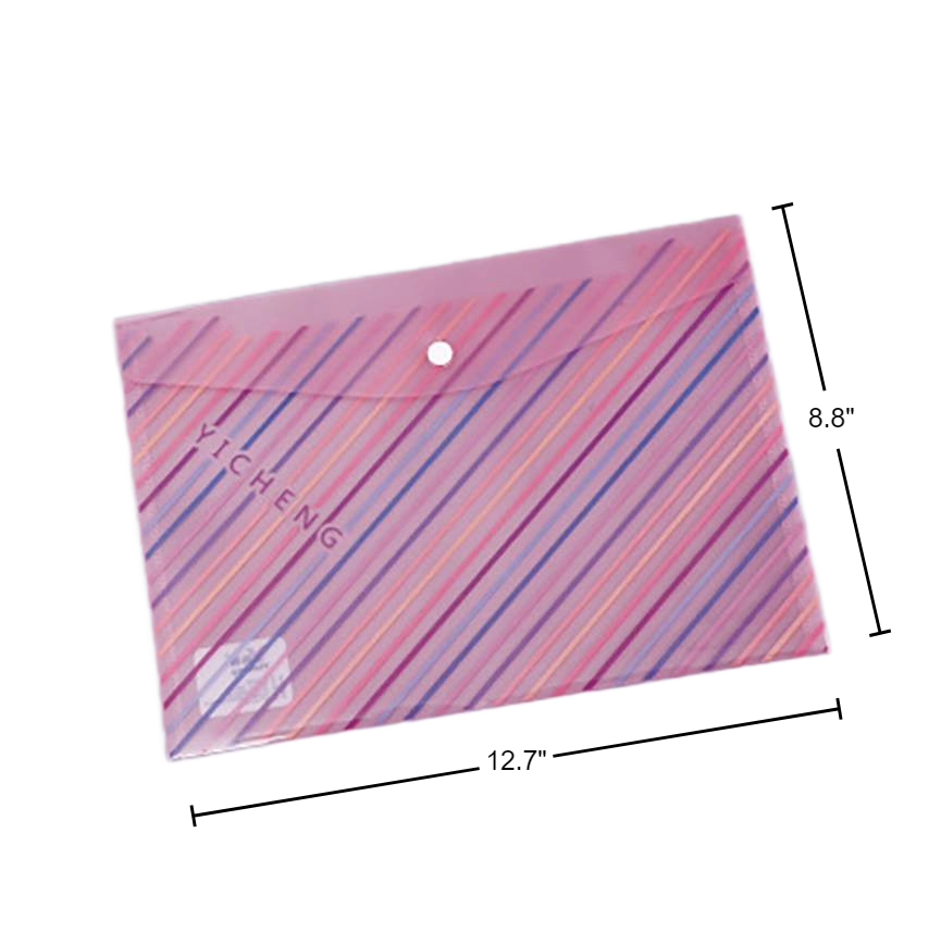 PP Snap Transparent File Pocket