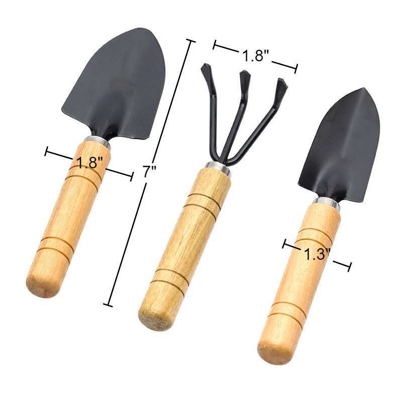 Wooden Mini Gardening Trio