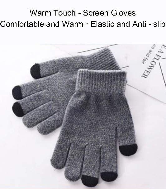 Acrylic Fleece-lined Touchscreen Gloves