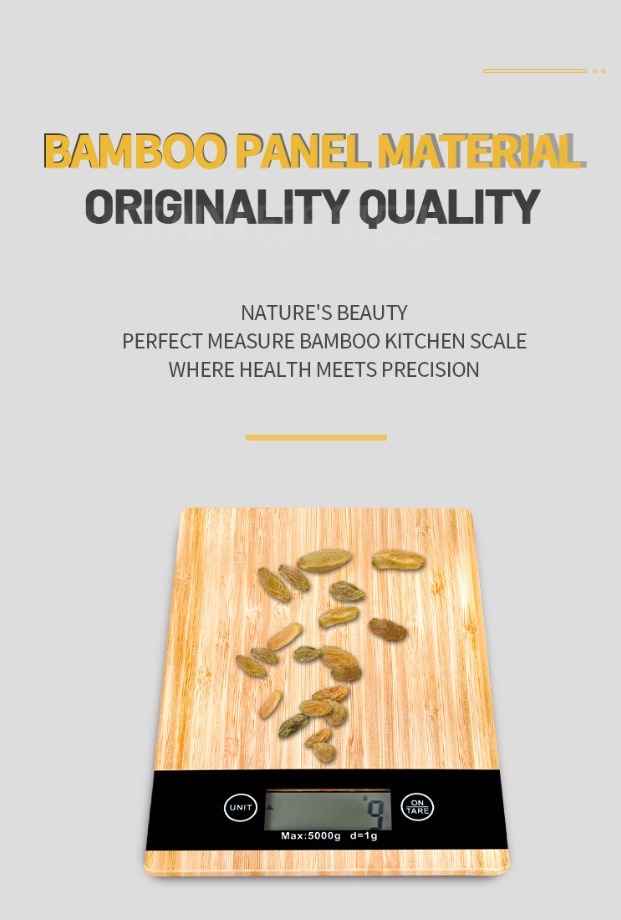 Bamboo Kitchen Scale