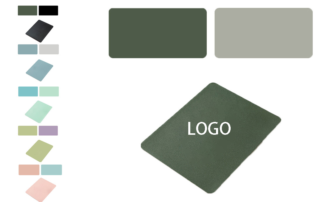 PU Leather Double-Sided Mouse Pad