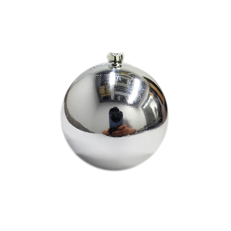 Electroplated Plastic Christmas Baubles-2.7"