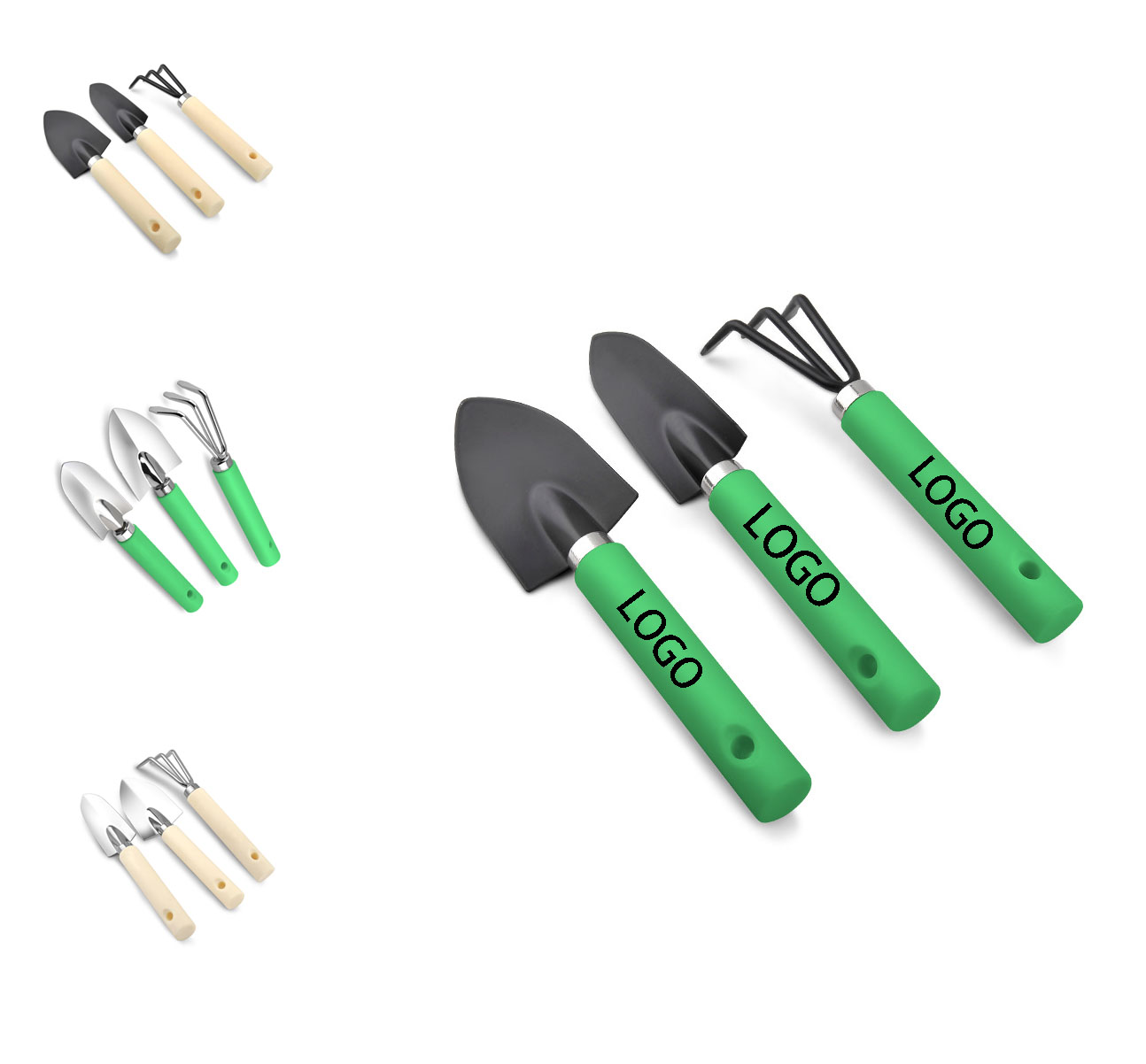 Stainless Steel Indoor Garden 3-Piece Set