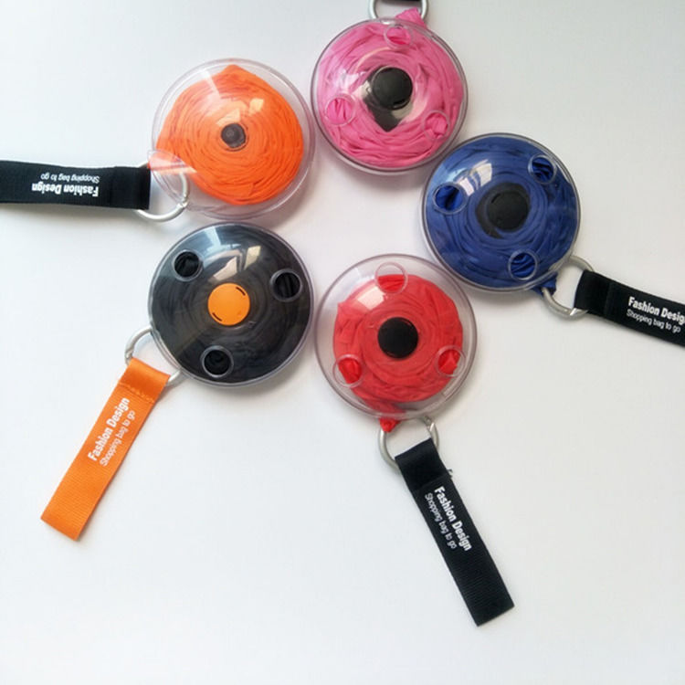 Foldable Keychain Shopping Bag-12.9"x15.7"x 3.9"