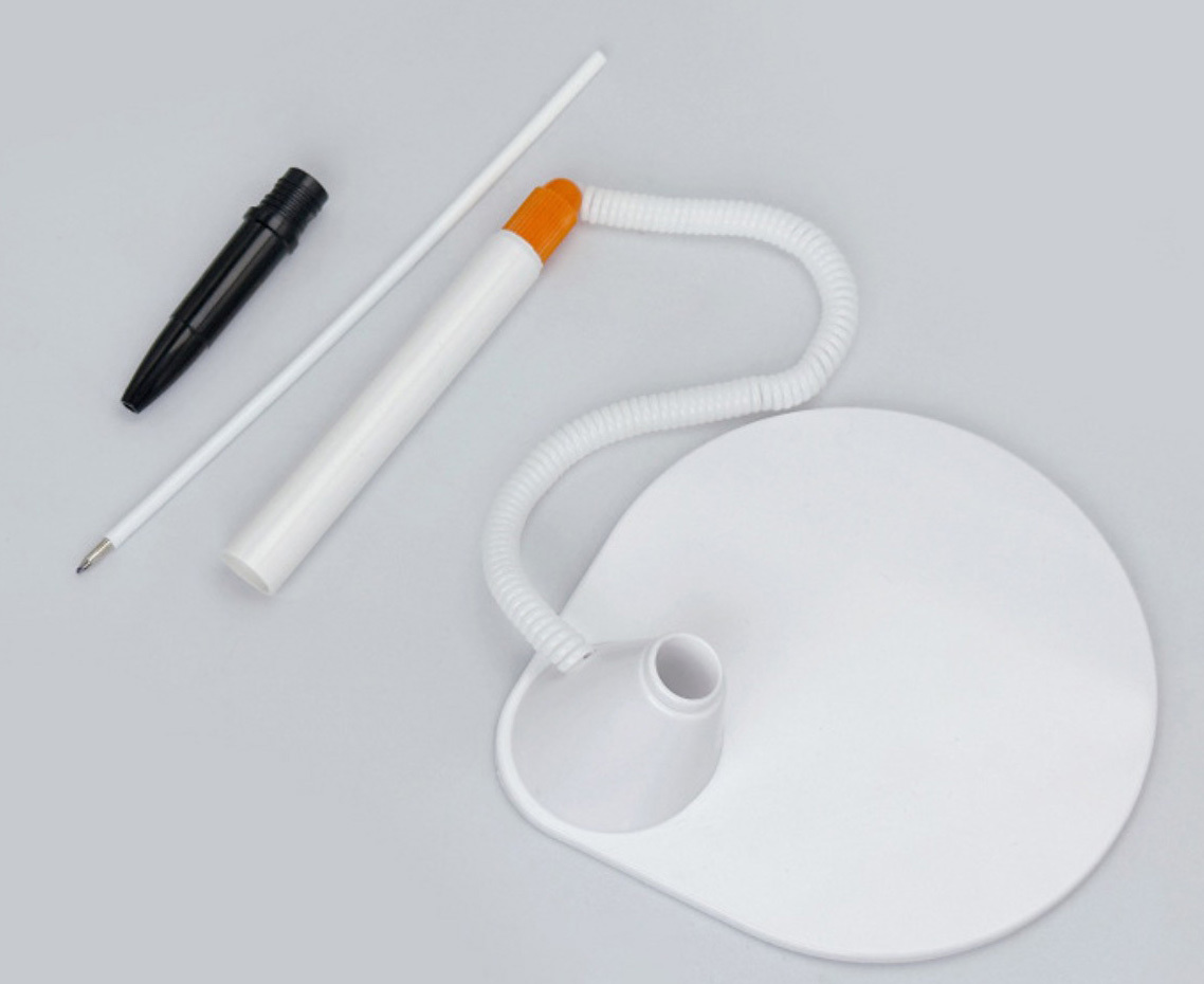 Counter Pen with Plastic Secure Cord