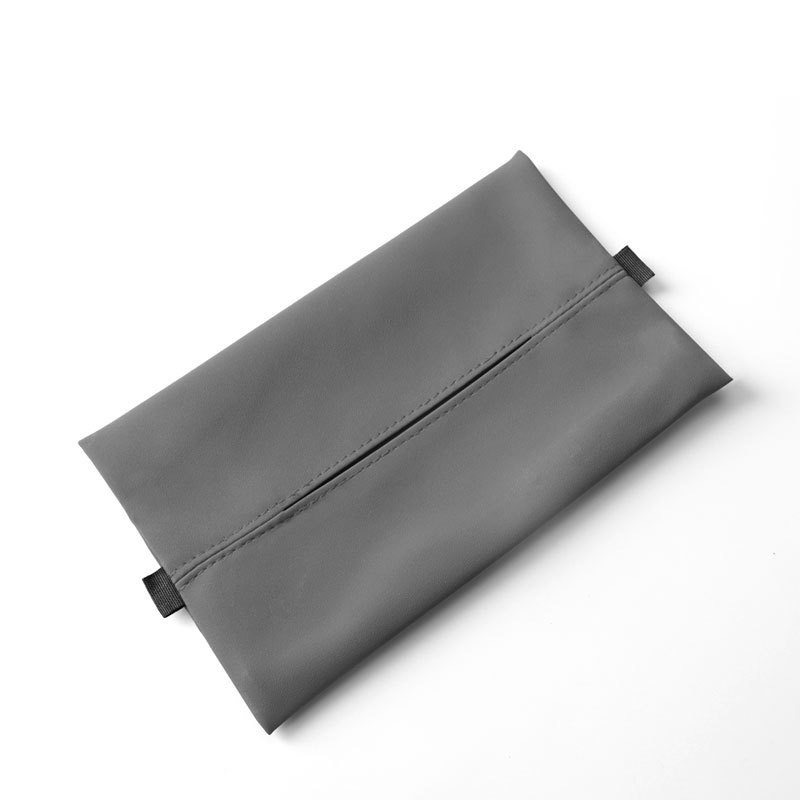 Faux Suede Car-mounted Tissue Holder
