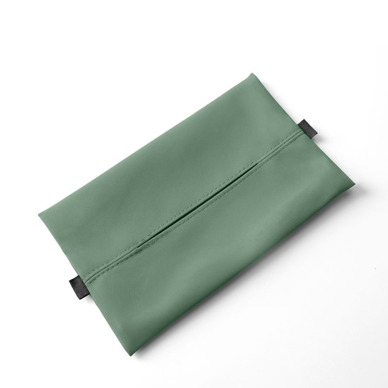 Faux Suede Car-mounted Tissue Holder