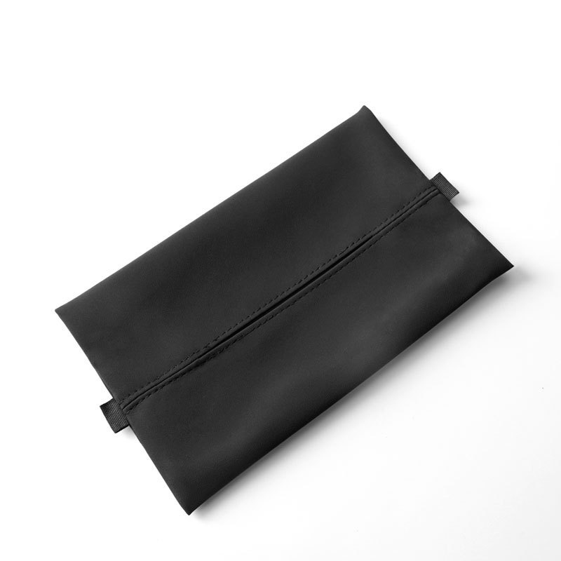 Faux Suede Car-mounted Tissue Holder