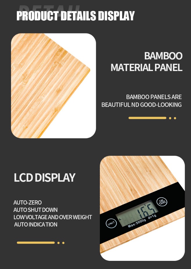 Bamboo Kitchen Scale