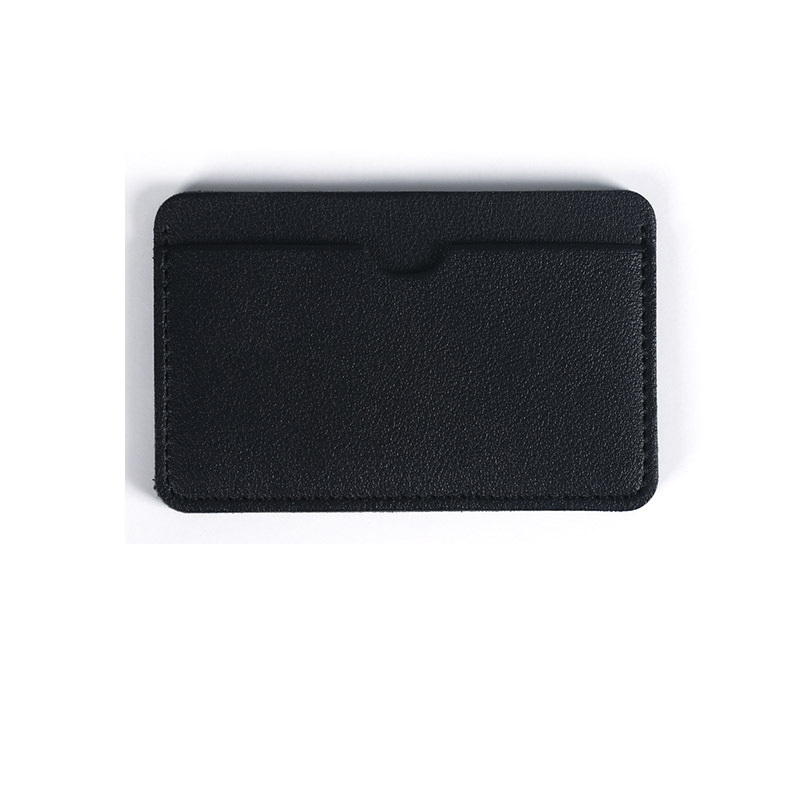 PU Leather 3-Card Wallet