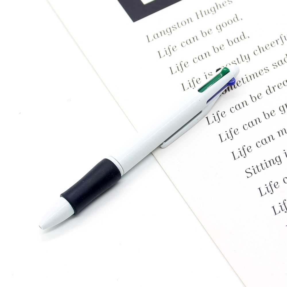 4-Color Plastic Click Ballpoint Pen