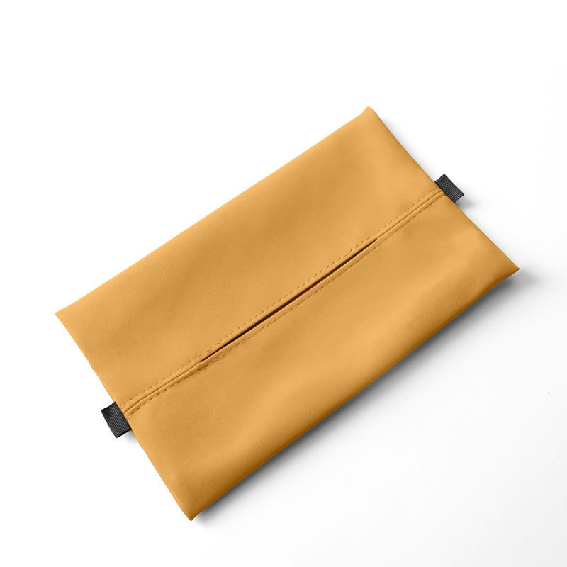 Faux Suede Car-mounted Tissue Holder