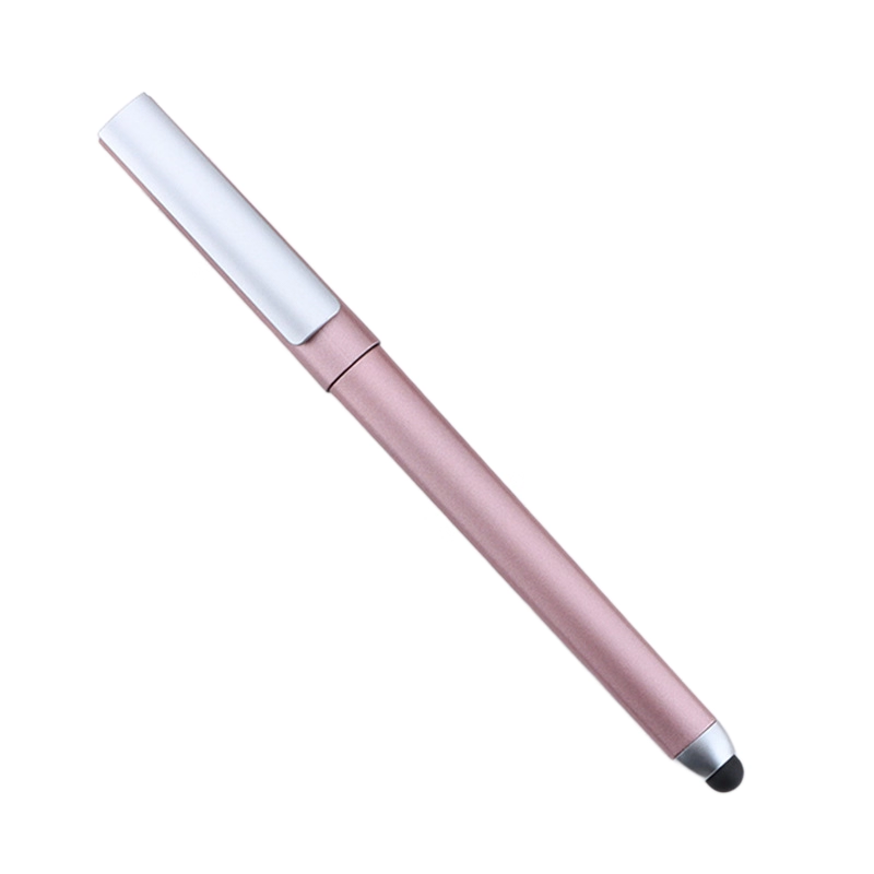 Plastic Ballpoint Pen with Stylus & Stand