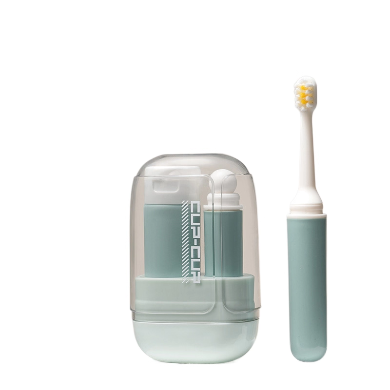 3-in-1 Portable Travel Toothbrush Cup Kit