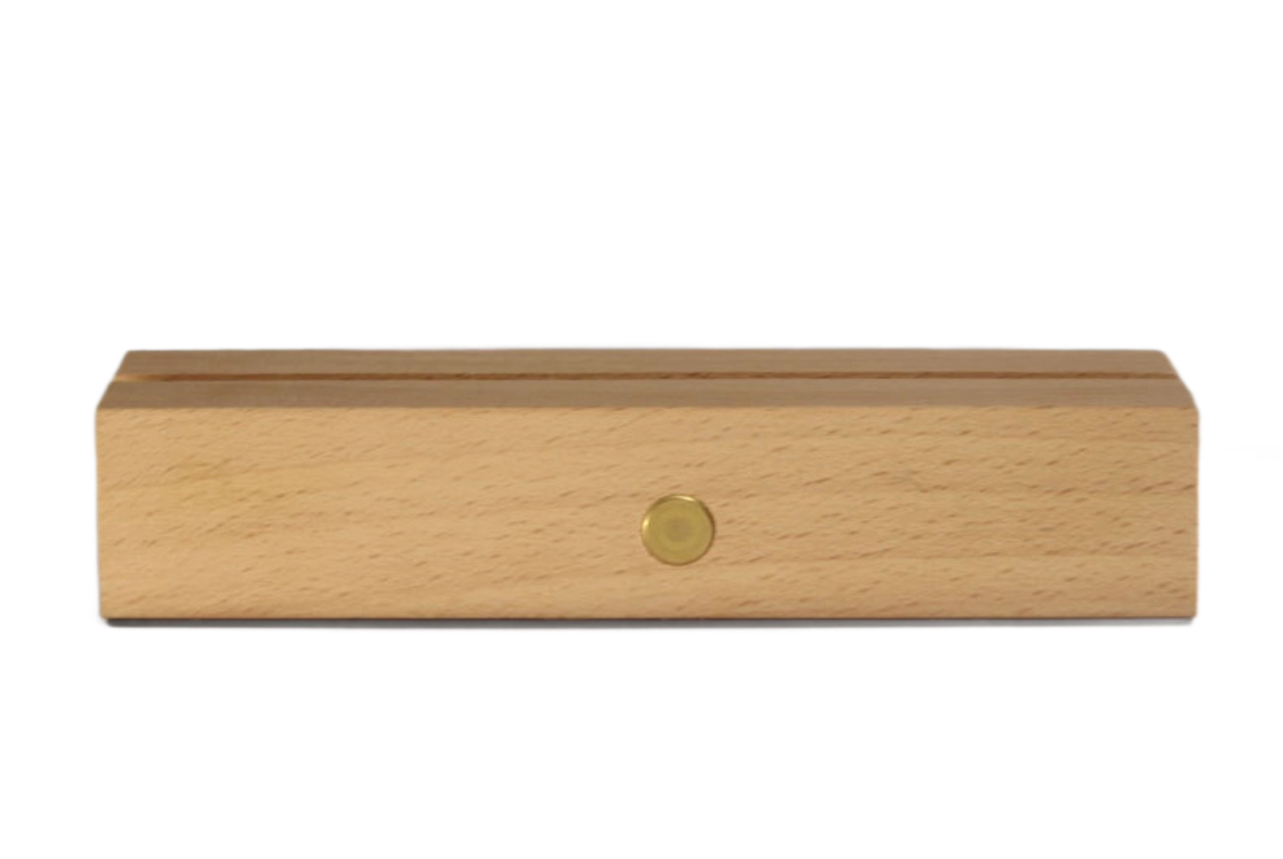 Acrylic 7-Color Night Light with Solid Wood Base