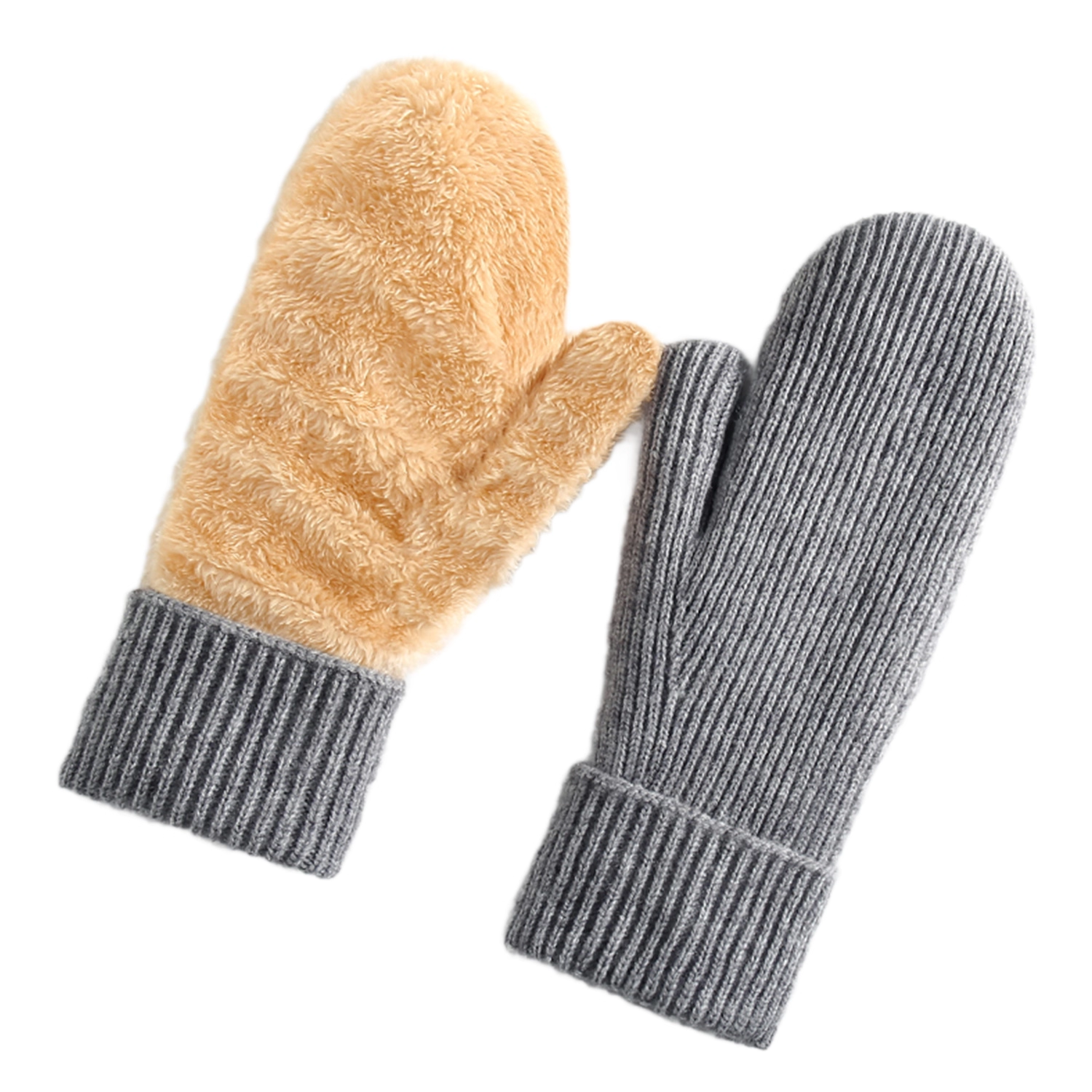 Outdoor Warm Knit Mittens