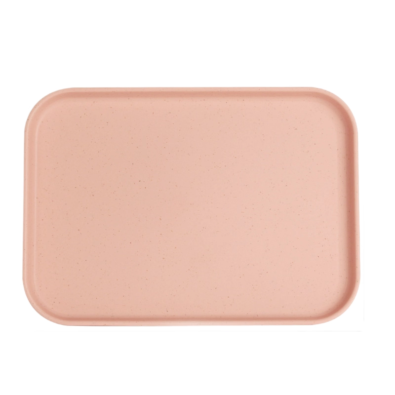 Wheat Straw Plastic Rectangular Tray