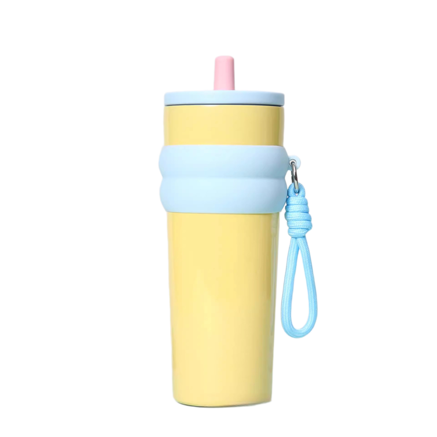 40oz Stainless Steel Insulated Car Cup W/ Straw