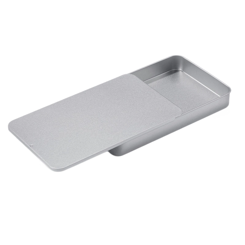 Tinplate Slide-Top Storage Box