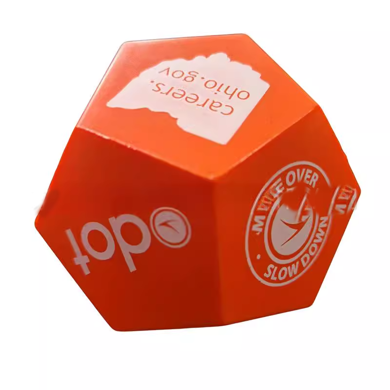 PU 12-Sided Stress Relief Dice
